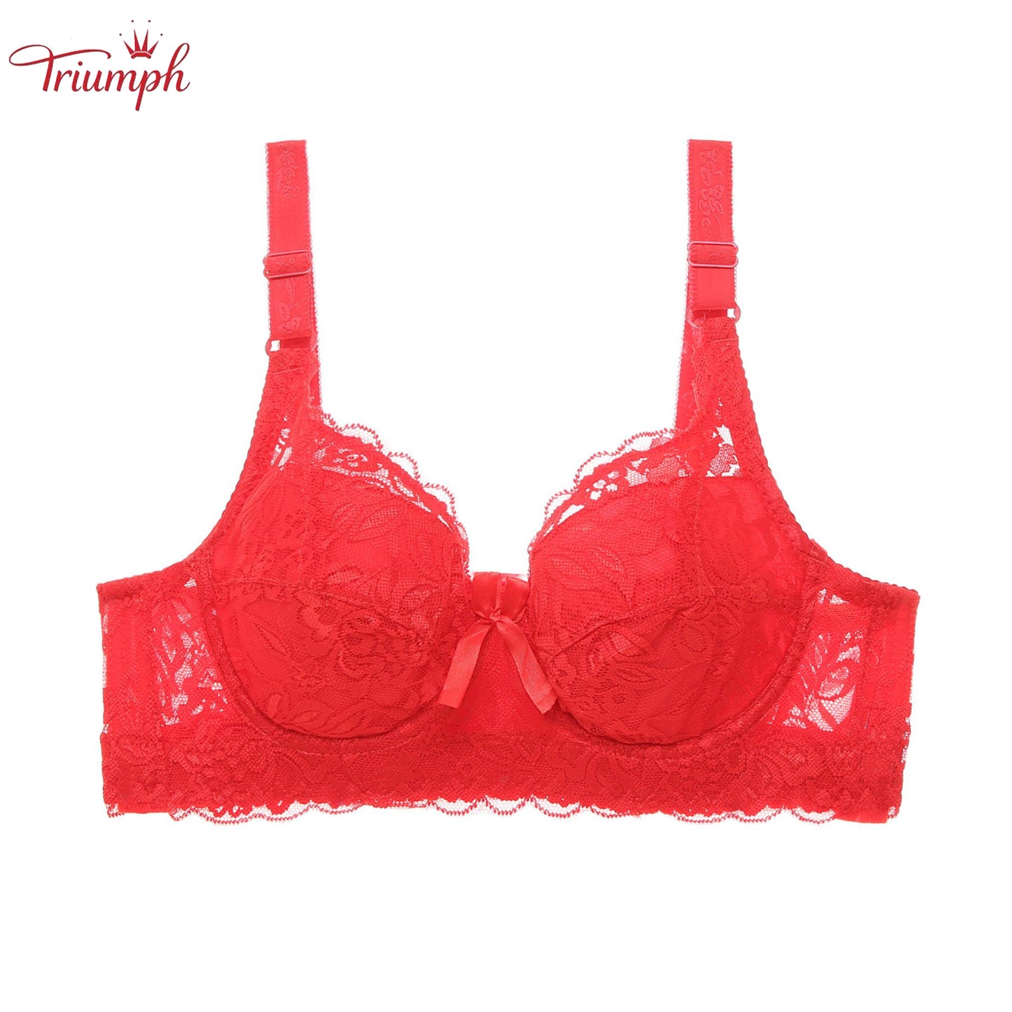 Triumph - Безплатна доставка,3 дантелени сутиена Push Up,Меки и удобни