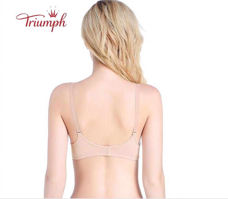 Triumph-Сутиен пакет от 3 броя,Sutien с копчета отпред,Брашон без подплънки,Секси, удобен,Без подплънки,Push Up