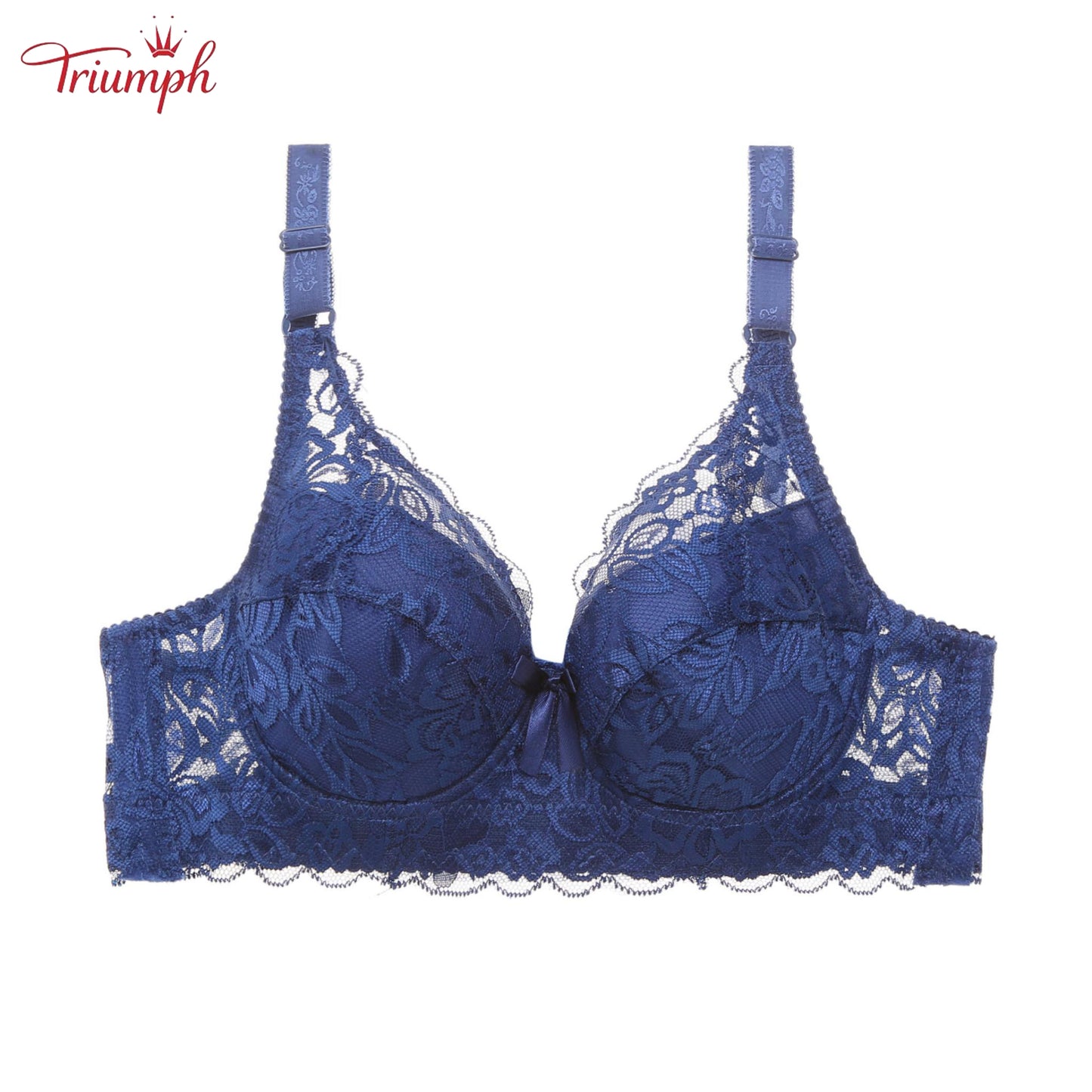 Triumph - Безплатна доставка，3 дантелени сутиена Push Up，Меки и удобни
