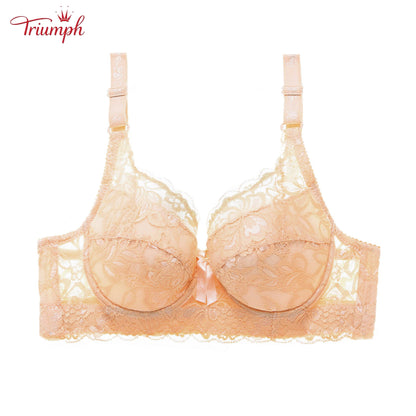 Triumph - Безплатна доставка，3 дантелени сутиена Push Up，Меки и удобни