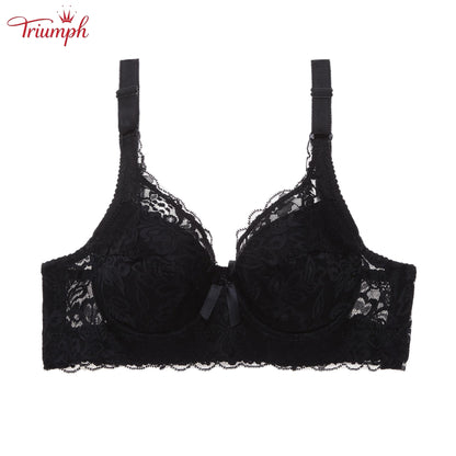Triumph - Безплатна доставка，3 дантелени сутиена Push Up，Меки и удобни