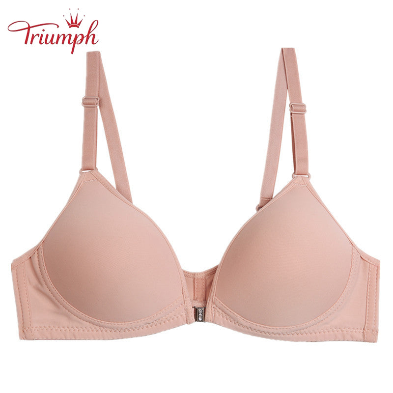 Triumph-Сутиен пакет от 3 броя,Sutien с копчета отпред,Брашон без подплънки,Секси, удобен,Без подплънки,Push Up