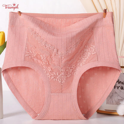 Triumph - 4 опаковки памучни слипове с безплатна доставка меки райета