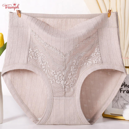 Triumph - 4 опаковки памучни слипове с безплатна доставка меки райета