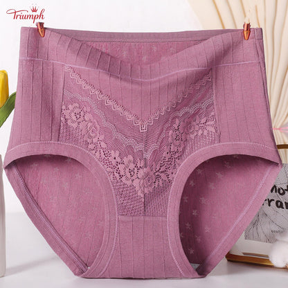 Triumph - 4 опаковки памучни слипове с безплатна доставка меки райета