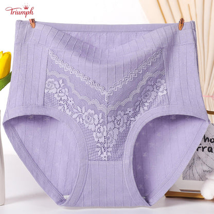 Triumph - 4 опаковки памучни слипове с безплатна доставка меки райета