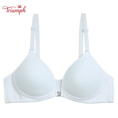 Triumph-Сутиен пакет от 3 броя,Sutien с копчета отпред,Брашон без подплънки,Секси, удобен,Без подплънки,Push Up