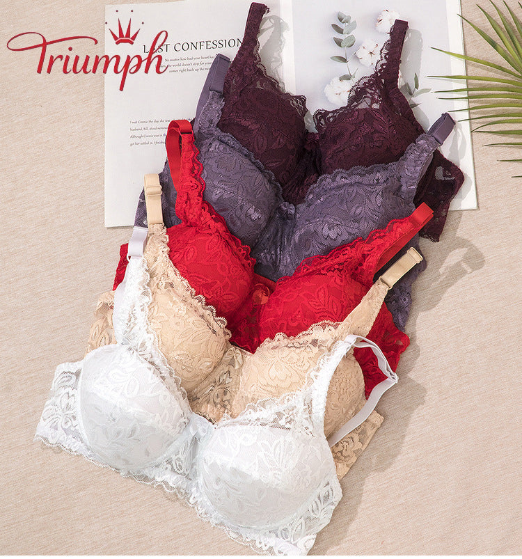 Triumph - Секси дантела Push Up Bra 3 Pack - Нов плюс размер Push Up Bra