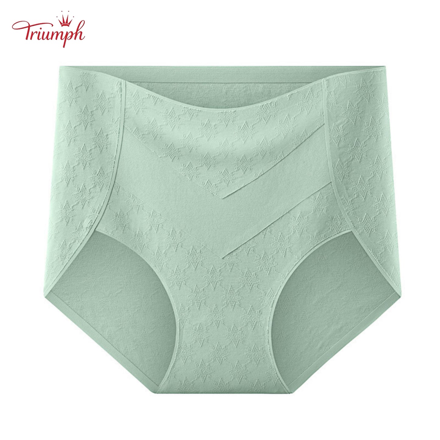 Triumph - Комплект от 4 памучни бикини с висока талия и сладък звезден принт, безплатна доставка