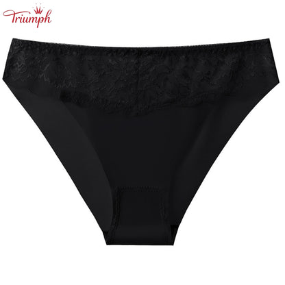 Triumph - Безплатна доставка，4 пакета дантелени слипове，Коприна и памук，4 цвята，40-85 KG и повече