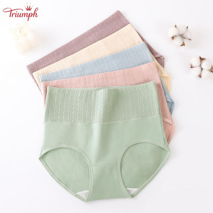 Triumph - 4 части памучно бельо, коригиращо корема, в различни цветове, безплатна доставка