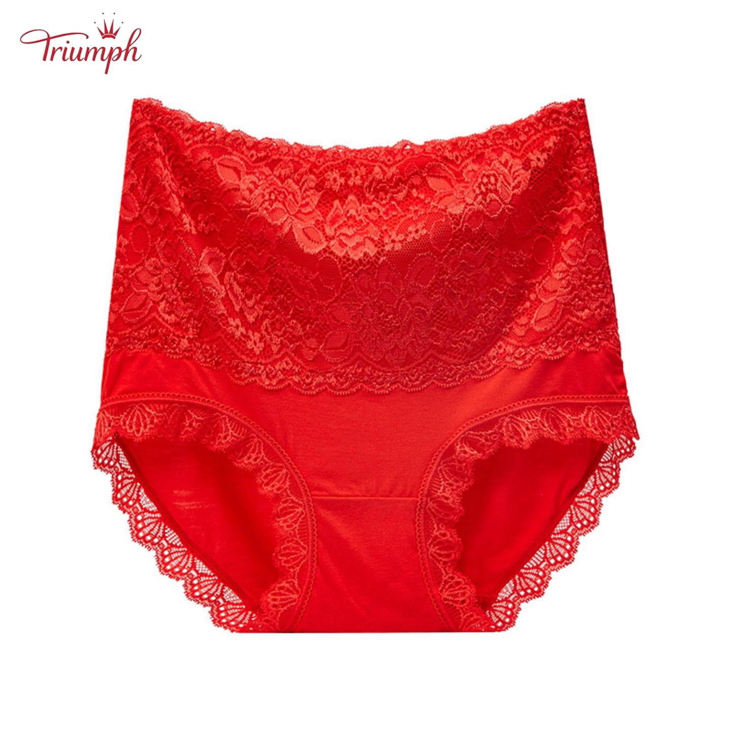 Triumph - Безплатна доставка. Висококачествени дантелени бикини, комплект от 4 броя. Удобни и меки.