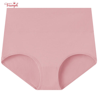 Triumph - Комплект от 4 памучни слипове, безплатна доставка, контрол на корема, повдигане на дупето