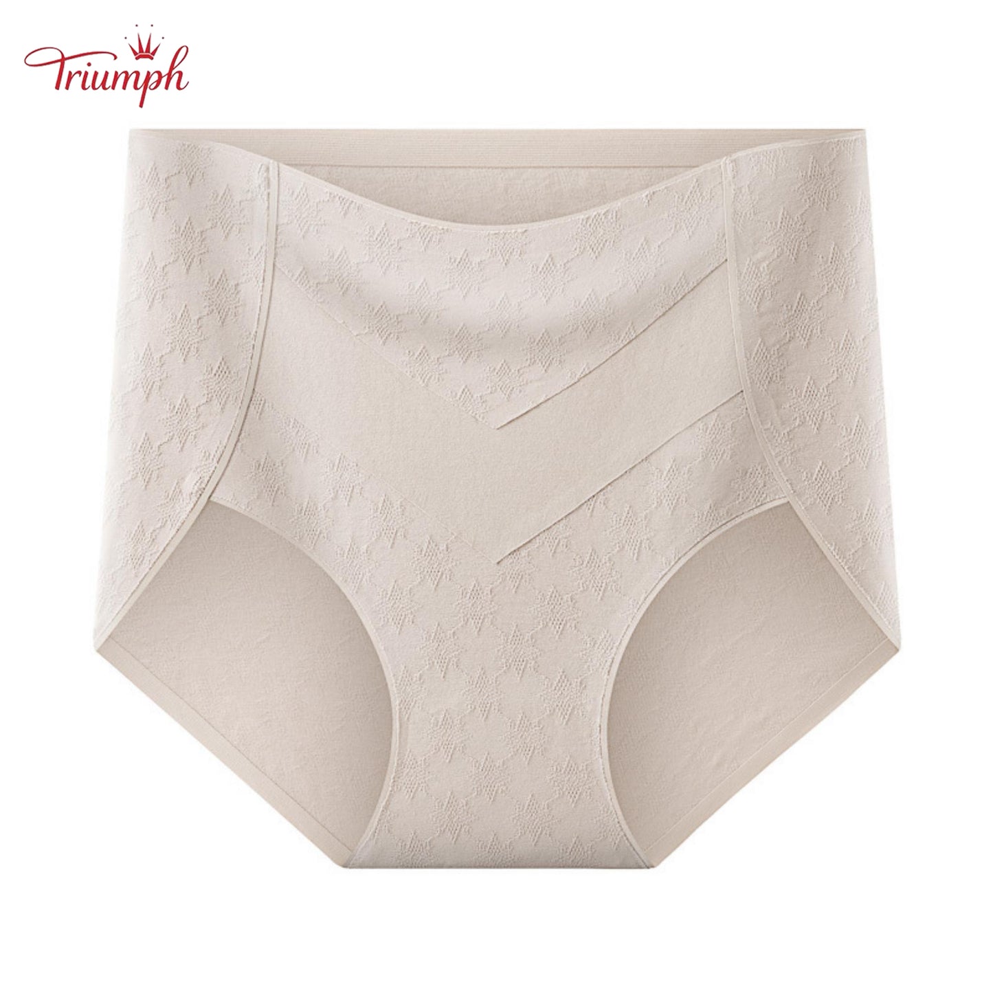 Triumph - Комплект от 4 памучни бикини с висока талия и сладък звезден принт, безплатна доставка