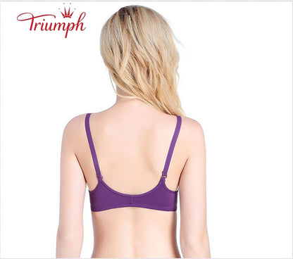 Triumph-Сутиен пакет от 3 броя,Sutien с копчета отпред,Брашон без подплънки,Секси, удобен,Без подплънки,Push Up