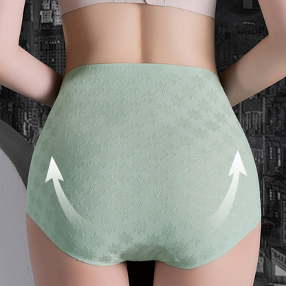 Triumph - Комплект от 4 памучни бикини с висока талия и сладък звезден принт, безплатна доставка