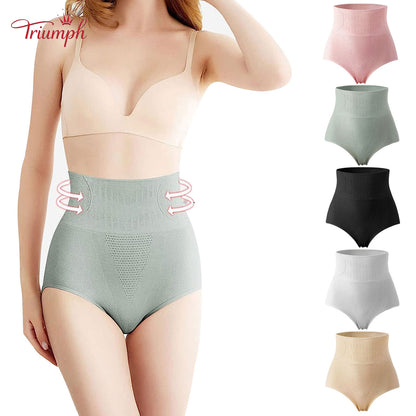 Triumph - Безплатна доставка , Пакет от 5 дамски оформящи облекла, термо бельо за жени, оформяне на корема, под роклята, изключително плътно графитено бельо за средната талия, секси бикини